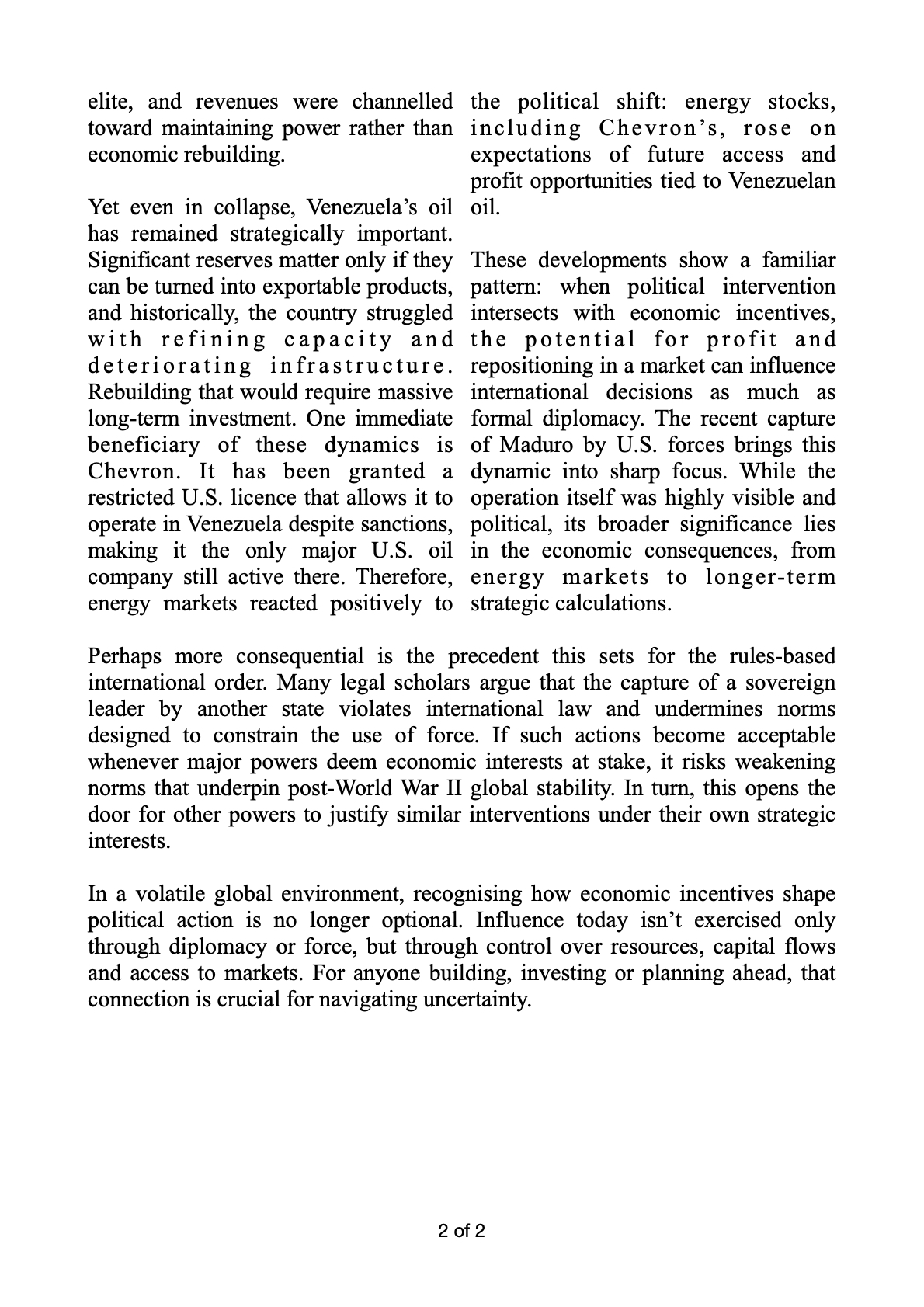 Page 2 of Behind The Headlines - 1st Edition